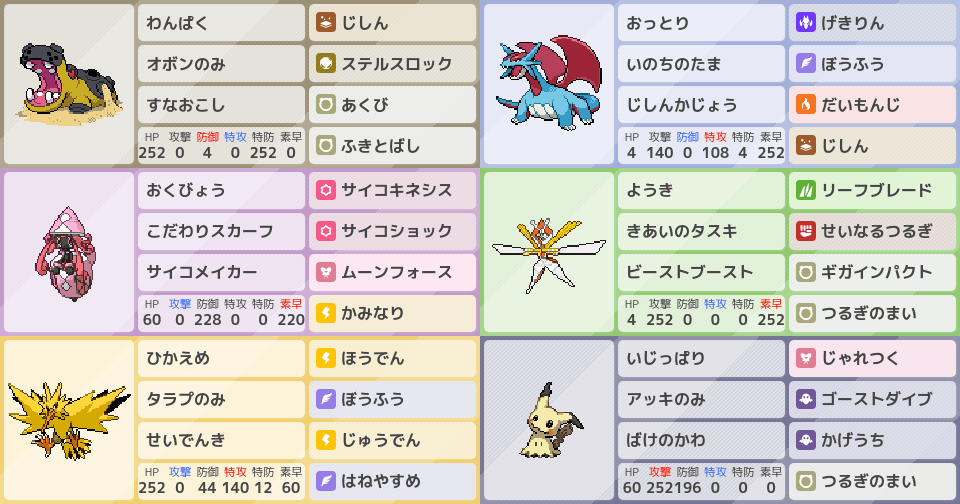 S13 シングル カバマンダテテフ構築 ポケモンパーティ構築 ポケモン徹底攻略